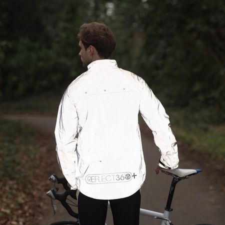 REFLECT 360+ Herren-Regenjacke / silber / M