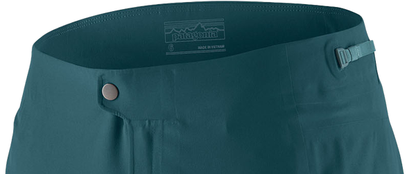 DIRT ROAMER Damen-Bikeshorts / tidal teal / M=8
