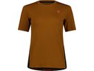 TARN Damen-Merino-Kurzarmshirt / caramel/black / XL