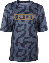 IONIC MESH AOP Unisex-Kurzarmshirt / sage grey / XXS