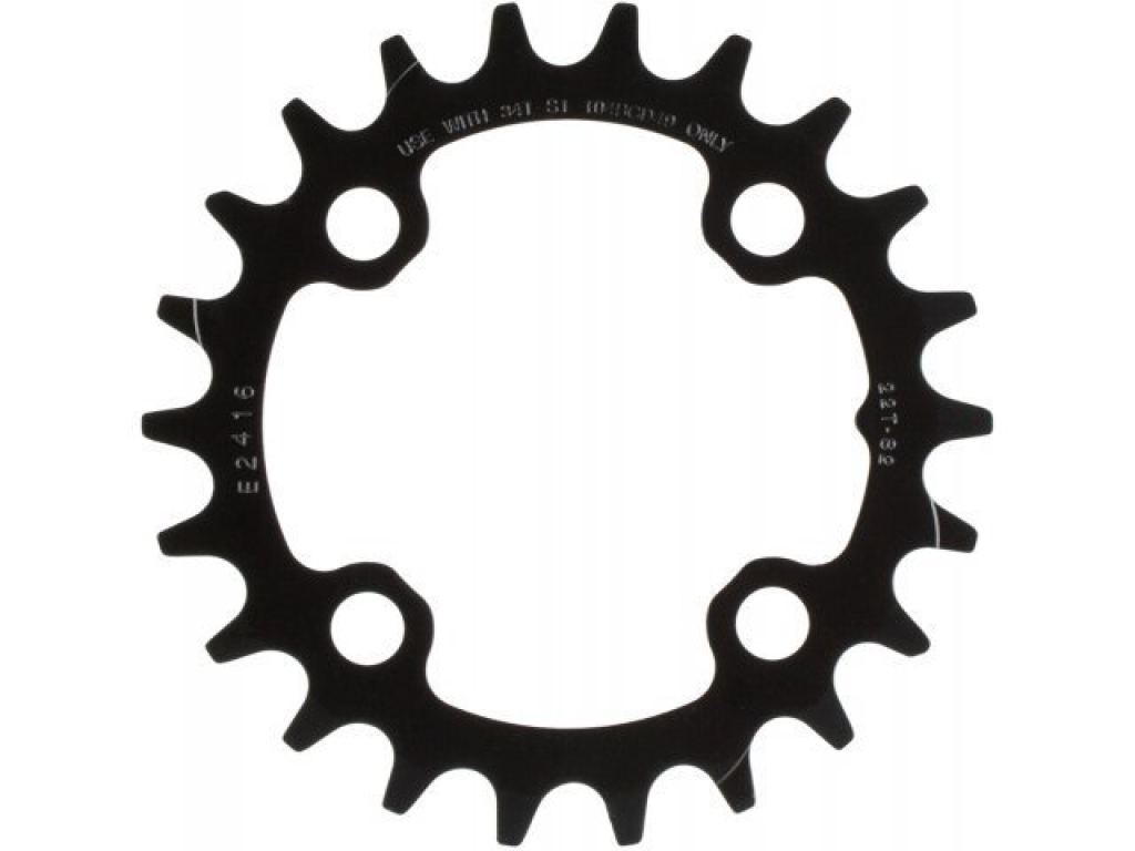 Chainring GX 64 BCD No Pin 22T 2x10 / black / 64x22T