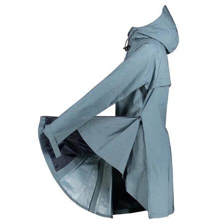 Women Rain Jacket SEQ Urban / steel blue / XL