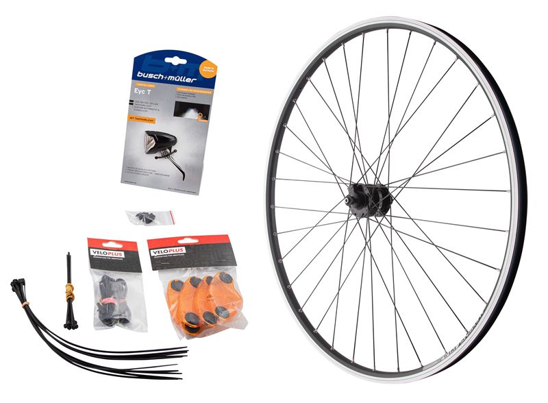 LUMEX DYNAMO Vorderrad inkl. Lichtset / 28"-29", DH19 32L, SP PV-8