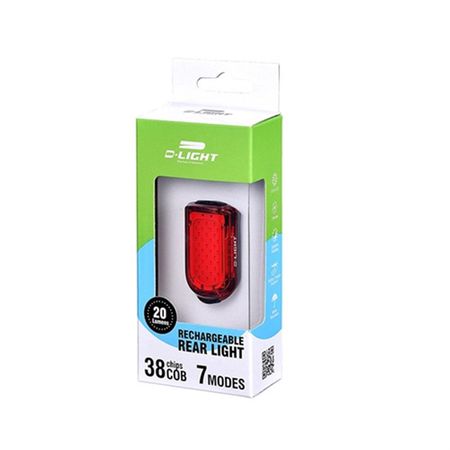 EASY BACK Rücklicht / Schwarz / 20 Lumen