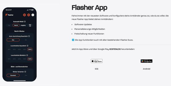 FLASHER ARMBAND Blinkerarmbänder / schwarz