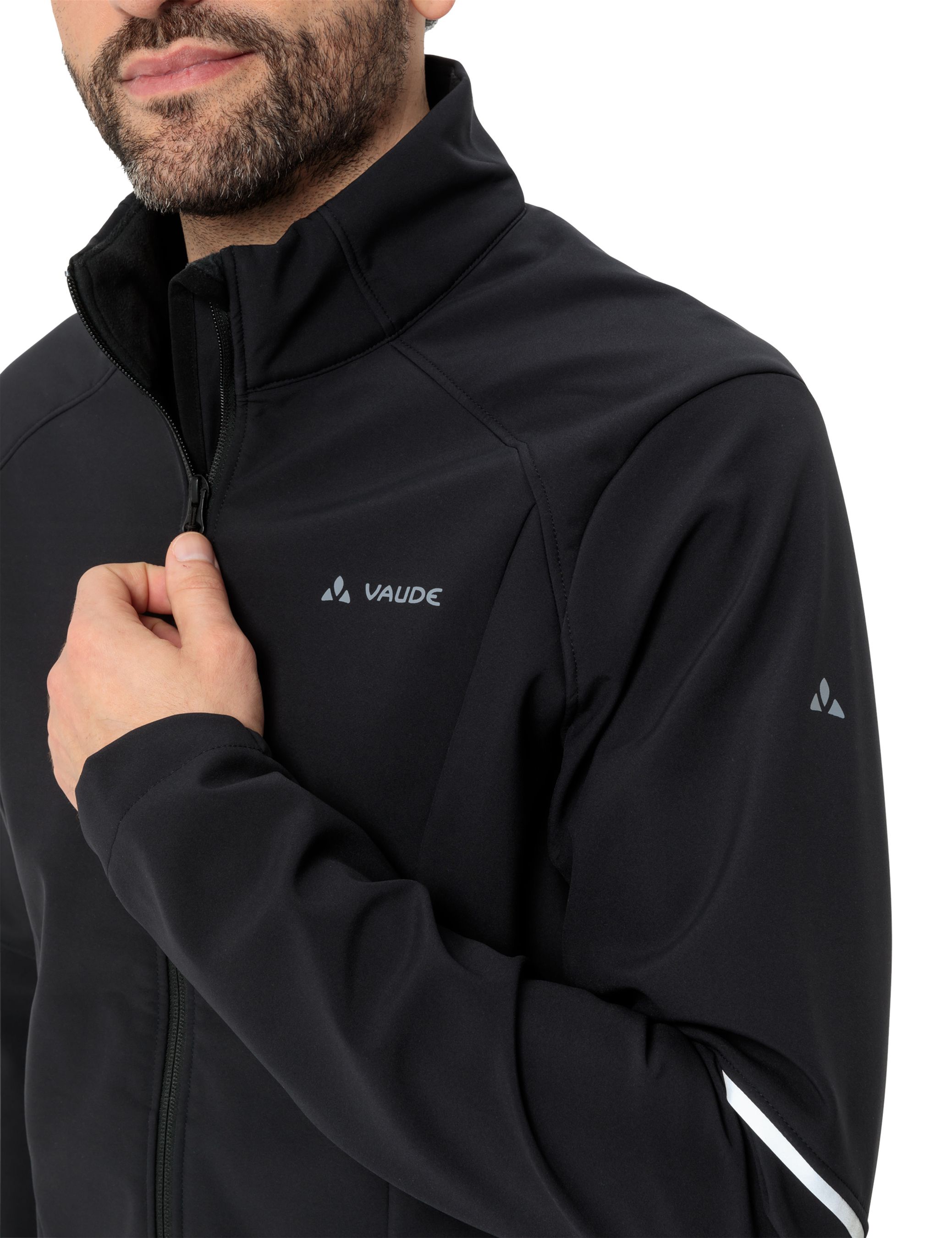 WINTRY IV Herren-Softshelljacke / black / L