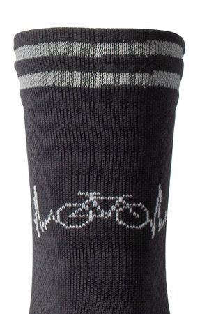 VELO - reflektierende Velosocken / schwarz / M=40-43