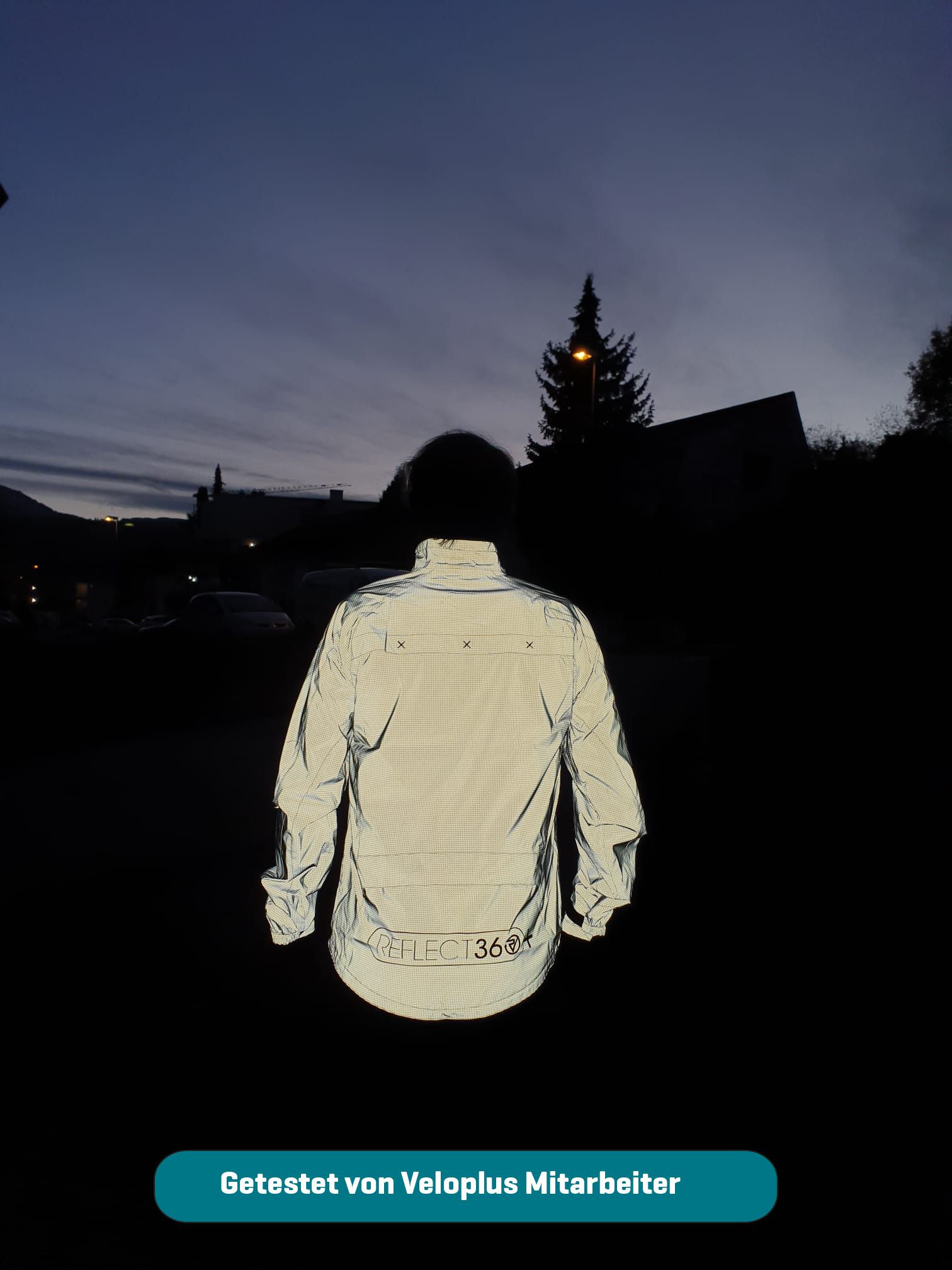 REFLECT 360+ Damen-Regenjacke / silber / S