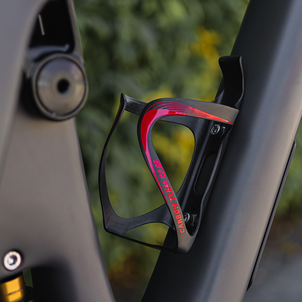 Carbon Team Cage / carbon/red / one size