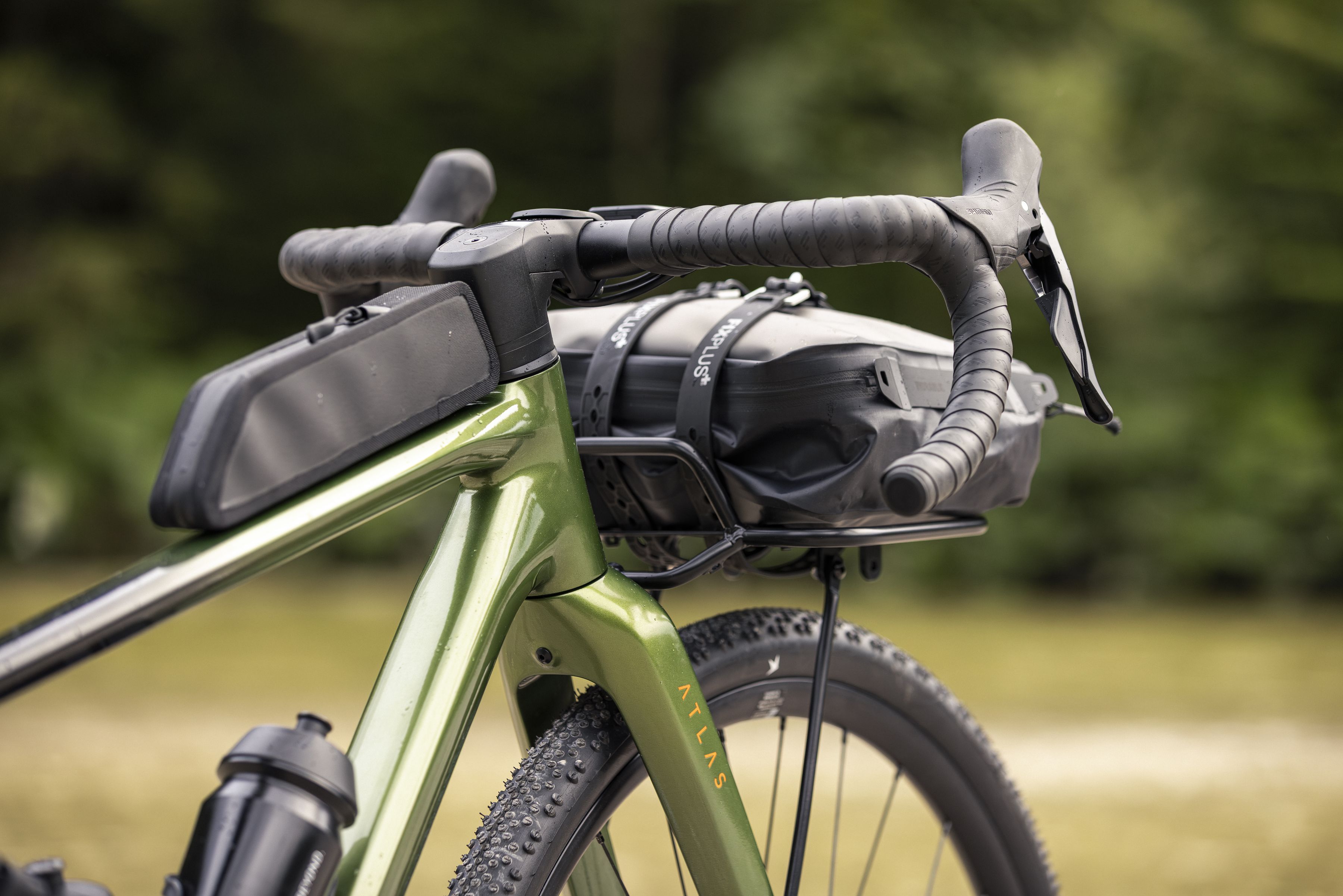 ATLAS 6.9 Gravelbike / Sprucegreen/Diamondblack / XL