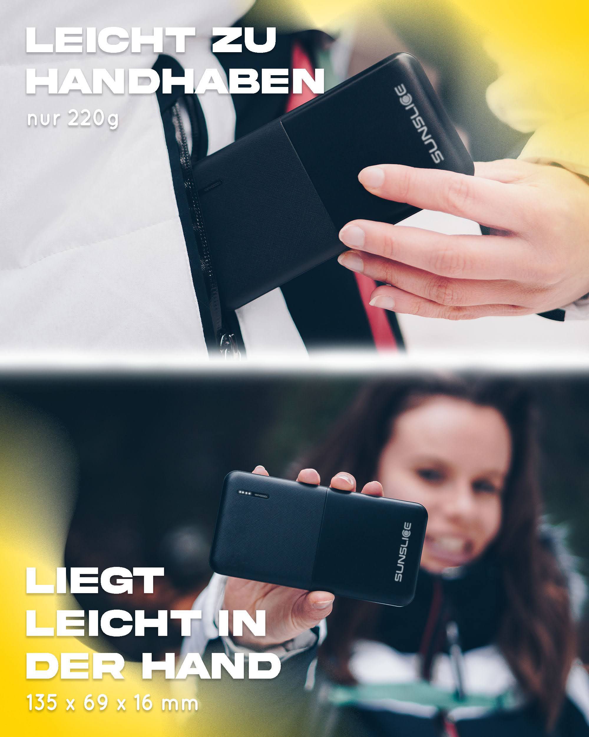 GRAVITY Powerbank / black / 10000mAh, 37W Output: 15W