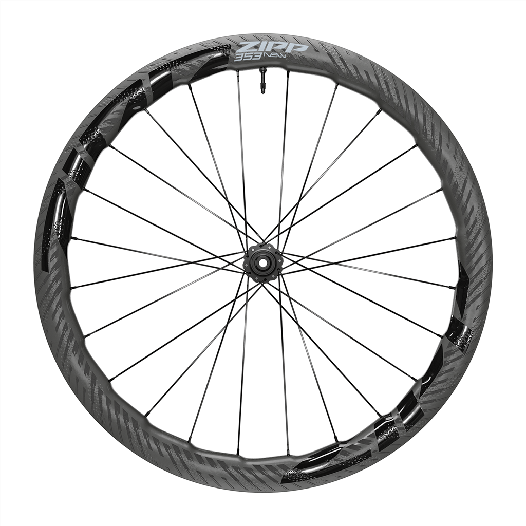 353 NSW Tubeless Disc-Brake Front Wheel / black carbon / 700C/'12X100