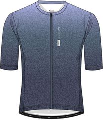 MAHLAMM Herren-Kurzarmtrikot / dusty blue / S