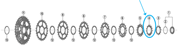 Zahnkranz CS-HG700-11 / 13