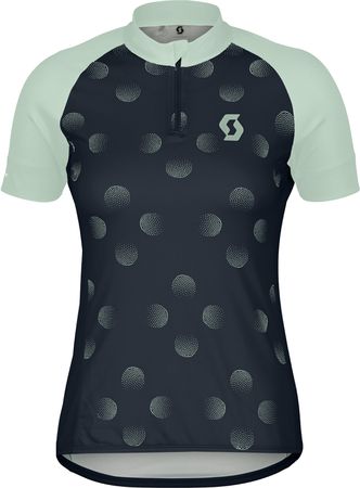 ENDURANCE 30 Damen-Kurzarmtrikot / dark blue/fresh green / M