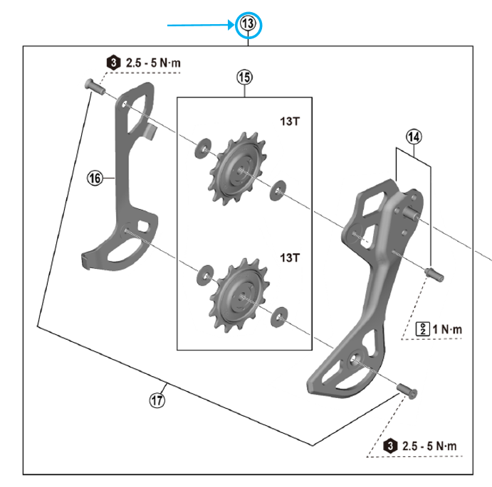 Leitblecheinheit RD-M8250 / SGS Set