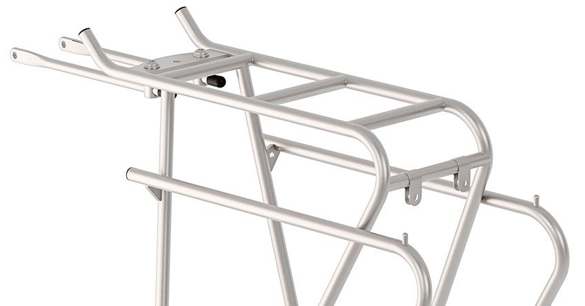 LIVIANO Gepäckträger Titanium / silber