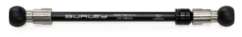 BALLZ THRU AXLE Steckachskupplung zum COHO XC Reiseanhänger / schwarz / M12 x 1.75 142-148mm, Achse 174-180