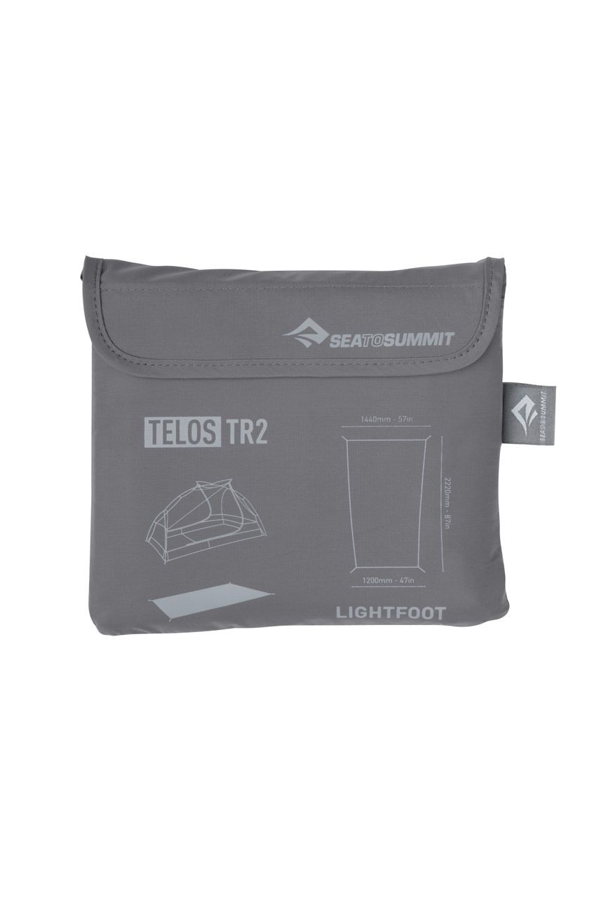 TELOS TR2 LIGHTFOOT Zeltunterlage / grau / 3P, 144 x 222 cm