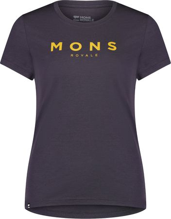 ICON Damen-Merino-Kurzarmshirt / shale / XL
