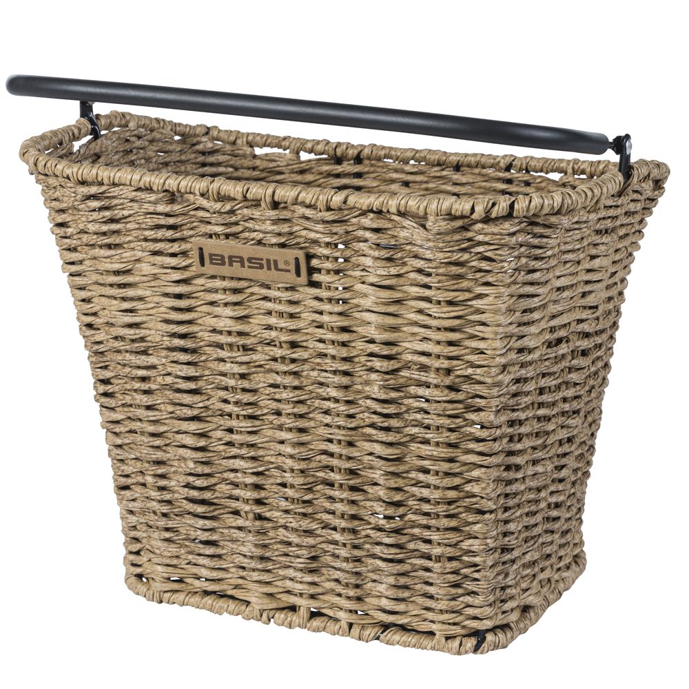 Bremen Rattan Look KF Fahrradkorb vorne / seegras
