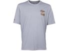 IONIC MERINO Herren-Kurzarmshirt / frosted grey / XXL