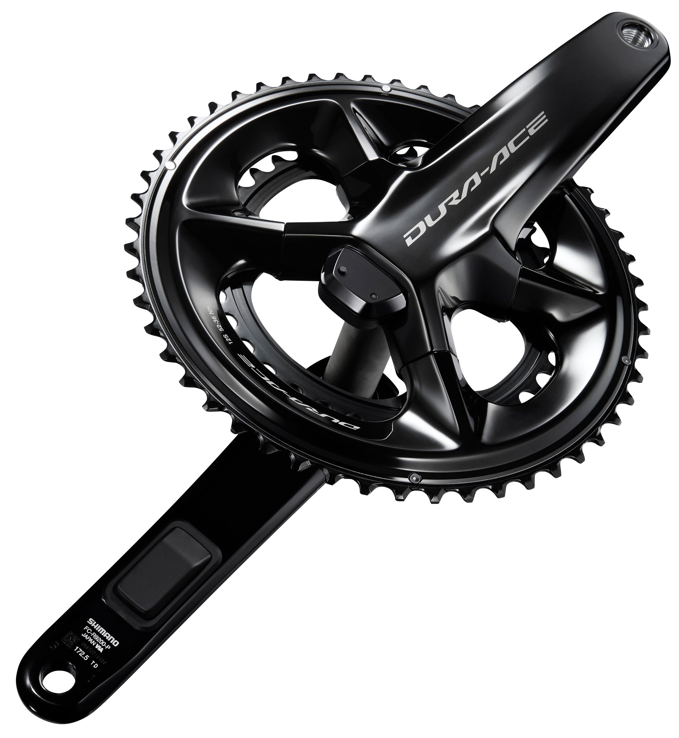 Kettenradgarnitur Dura-Ace FC-R9200-P mit Leistungsmesser / Schwarz / 175 mm, 54x40, 774 g, Box