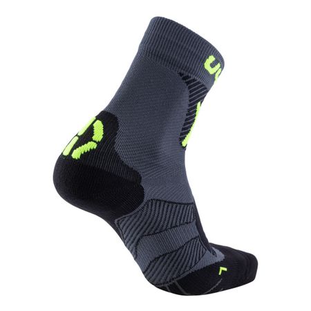 MTB LIGHT Unisex-Socken / anthracite yellow fluo / 39-41