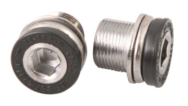 KURBELSCHRAUBEN Stahl M15x13mm für Octalink-/ISIS-Tretlager / silber