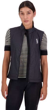 REDWOOD WIND Damen-Merino-Windweste / black / M