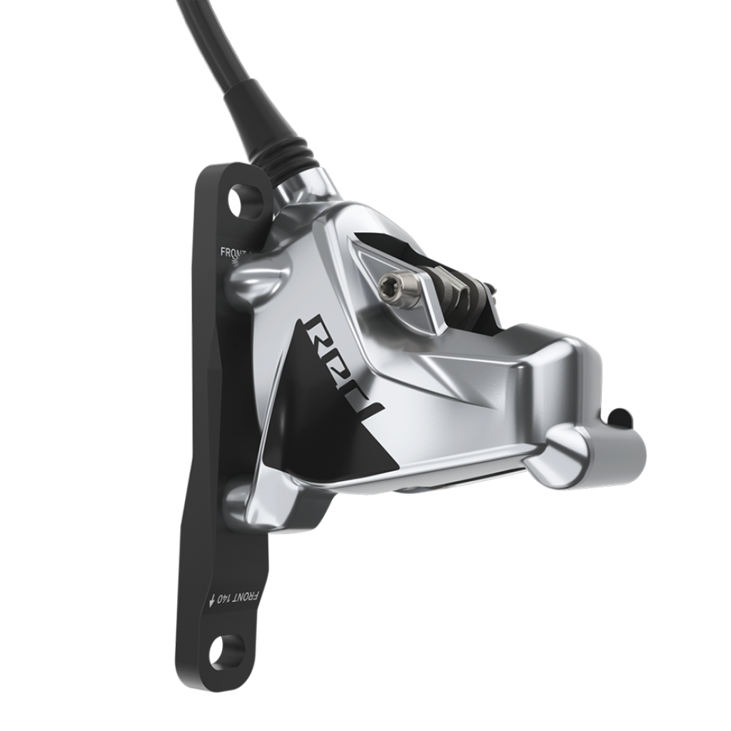 Disc Brake Caliper, Flatmount, Red eTap AXS / polar grey