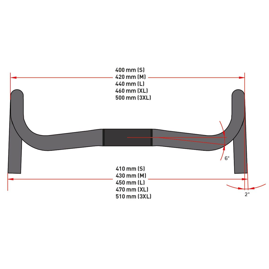 RACELITE CARBON M / schwarz / 31.8mm