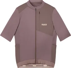 ODYSSEY MERINO Herren-Gravel-Kurzarmtrikot / raisin purple / S