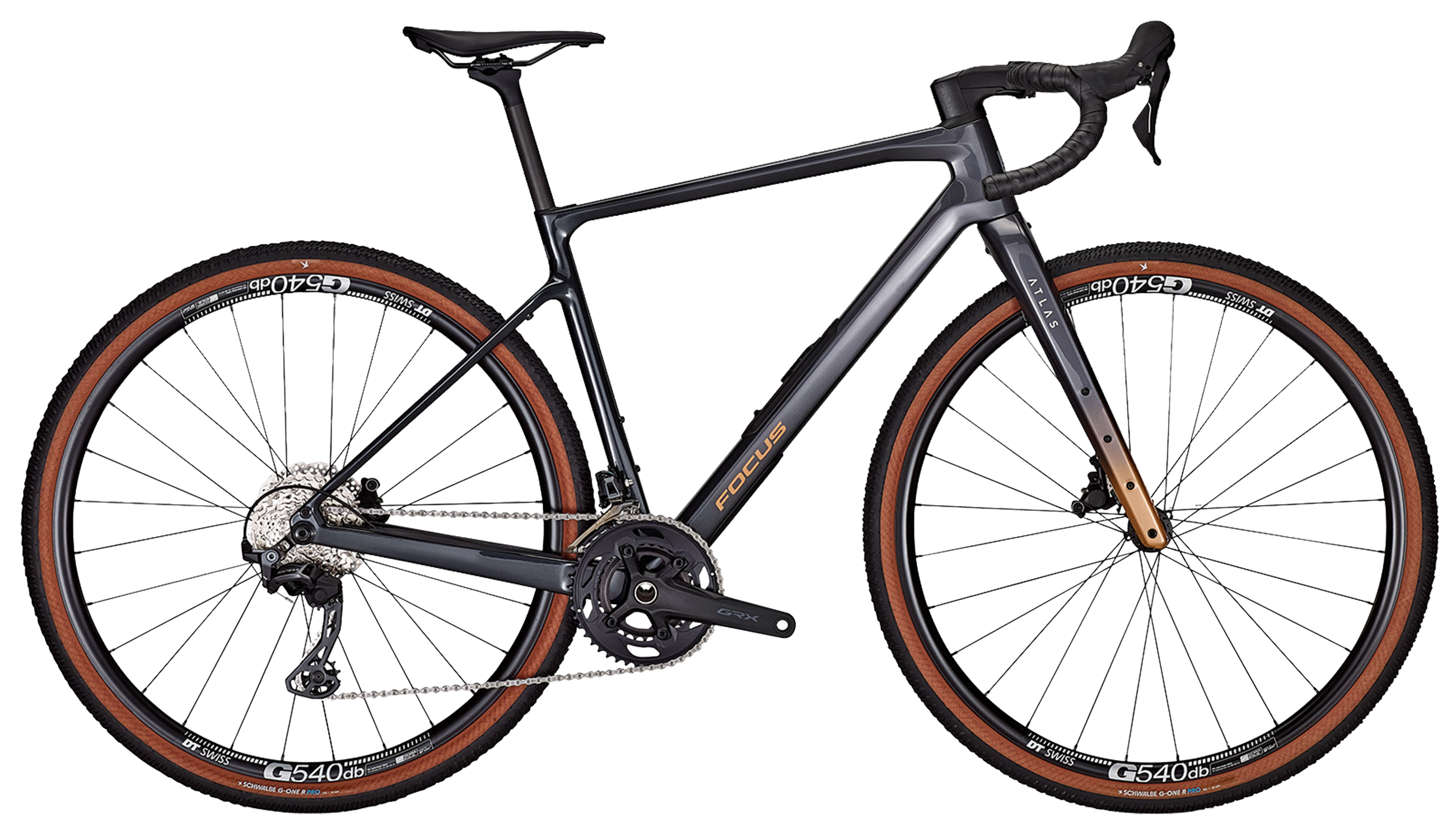 ATLAS 8.7 Gravelbike / Steelgrey/Diamondblack / L