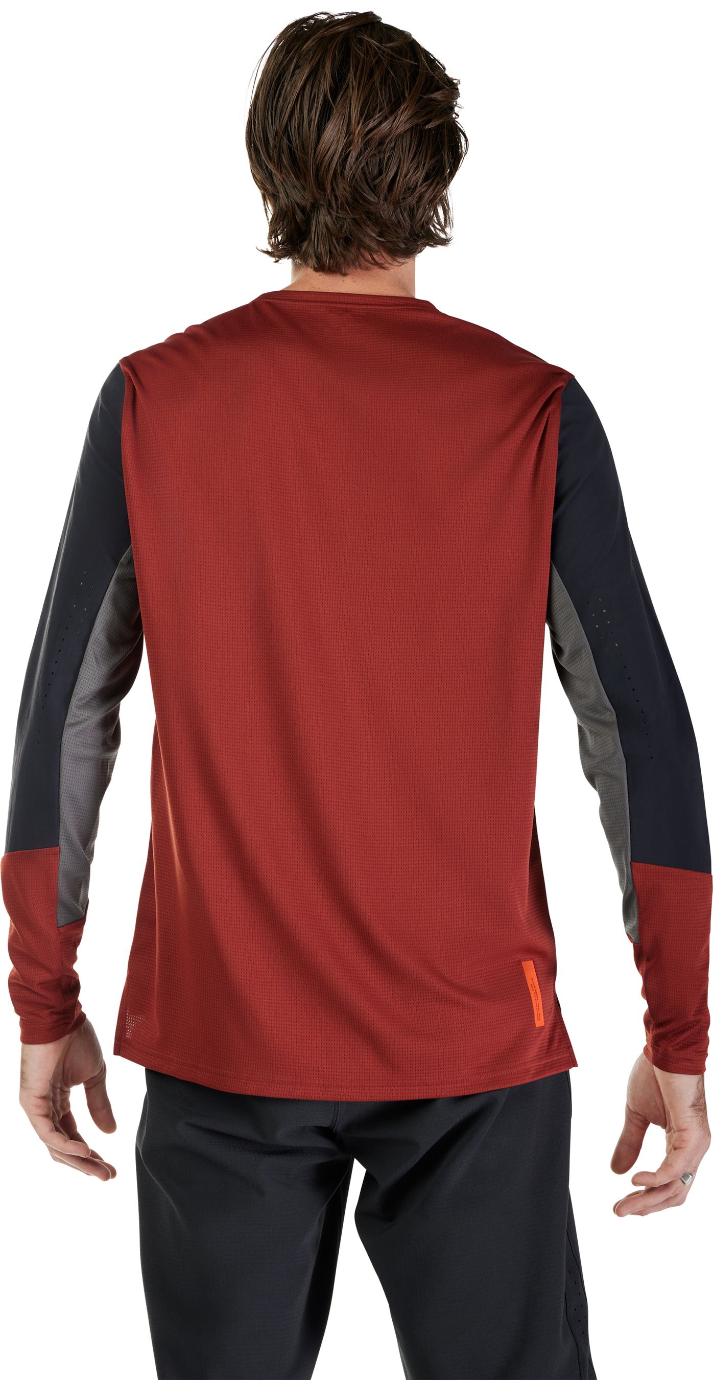 DEFEND Herren-Langarmshirt / rust / M