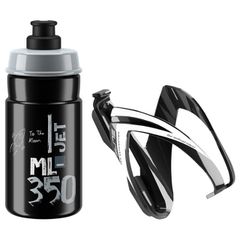 KIT CEO Bidon mit Halter für Kinder / schwarz / 350 ml