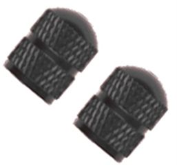 TOPIT Schrader-Ventildeckel / schwarz