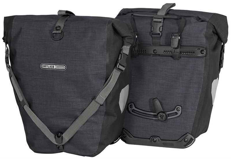 BACK-ROLLER PLUS CR Taschen (Duo) / granite - black / 2 x 20 L