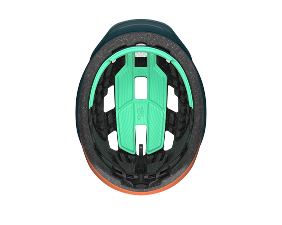 LAZER Unisex Road Cerro KinetiCore Helm / matte blue orange / L