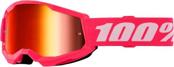 Goggle Strata 2 JUNIOR / Pink - Red Mirror Lens / Pink / One Size