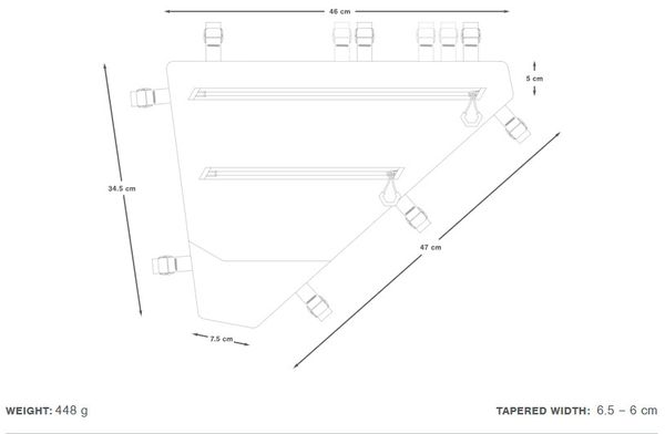 EXPEDITION FULL FRAME PACK Rahmentasche / black / 8l