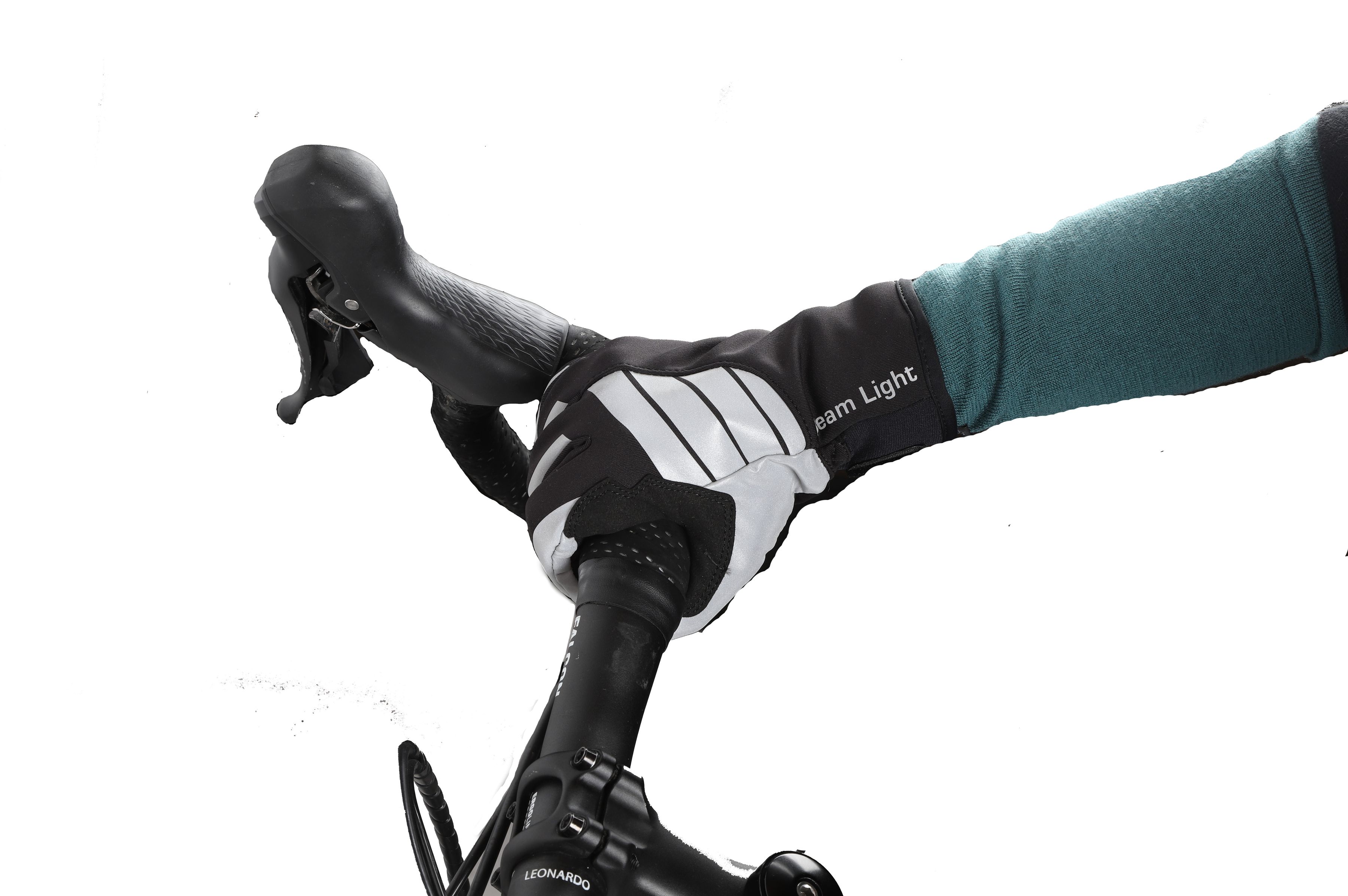 BEAM LIGHT 2.0 Unisex-Handschuhe / schwarz_silber / M