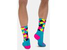 ALLROUND ELITE COLORFUL CAMO Velosocken / blue / L=44-47