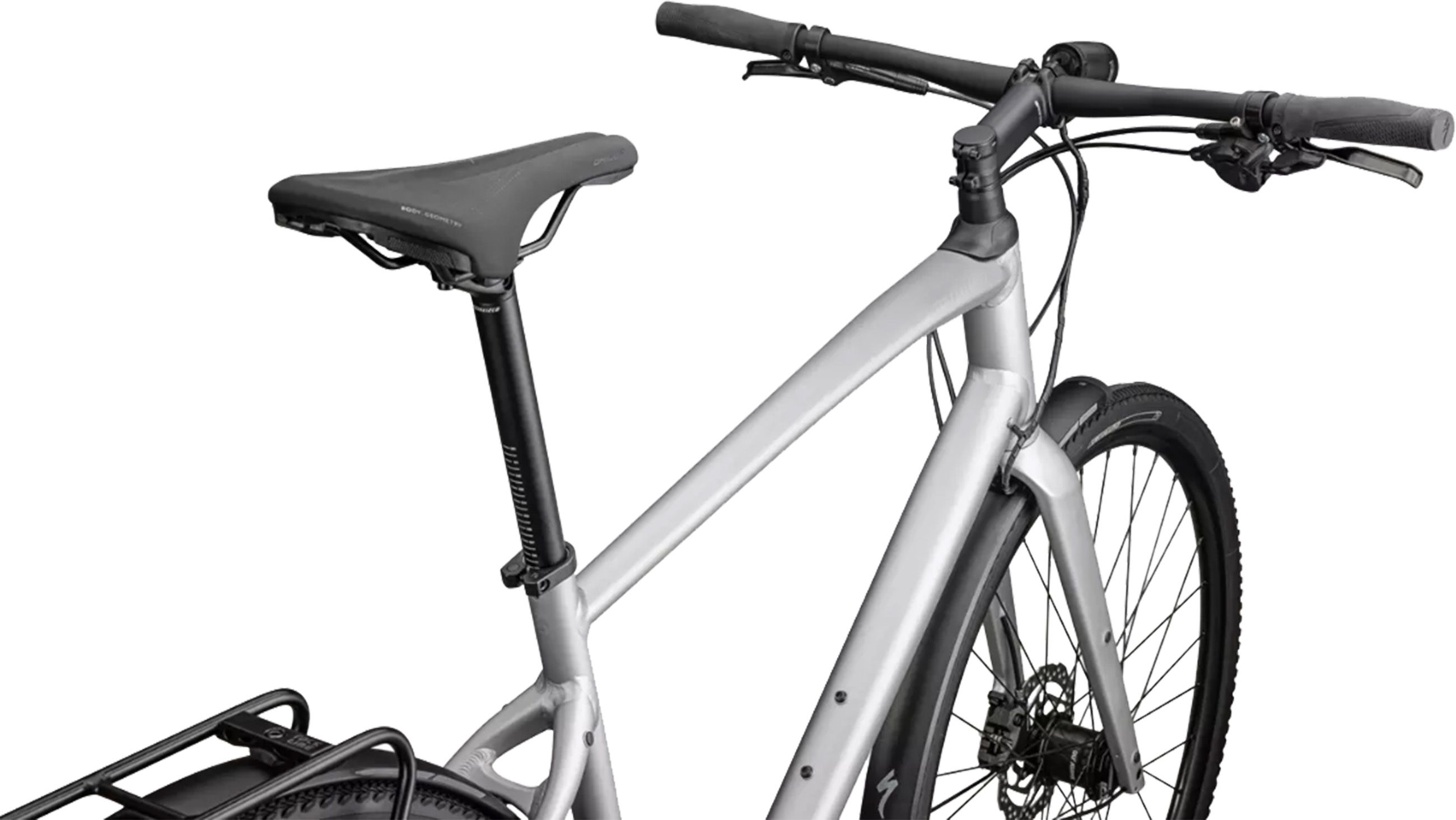 SIRRUS X 4.0 EQ City- und Alltagsvelo / satin liquid silver satin fogtnt / M