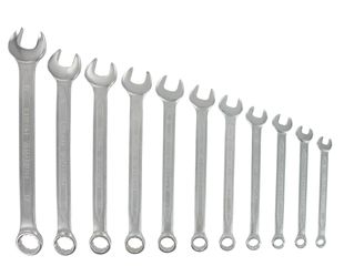 Ring-Gabelschlüssel / silber / 17 mm