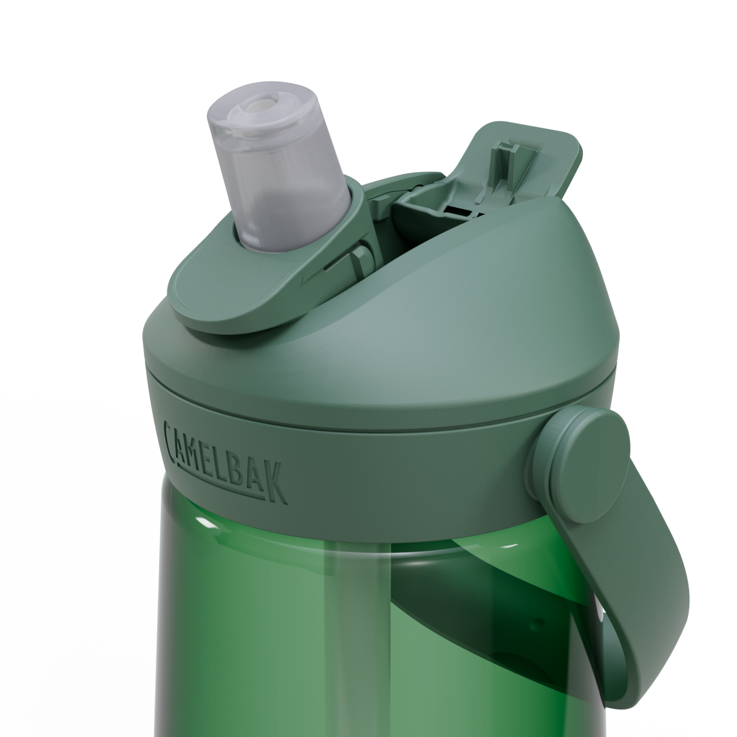 THRIVE FLIP STRAW Trinkflasche  / forest green / 75dl