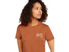 TL ADVENTURE RIDE Damen-Merino-Kurzarmshirt / dusty clay / M