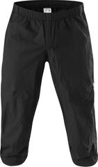 WPM POCKET Unisex-3/4-Regenhose / black / S