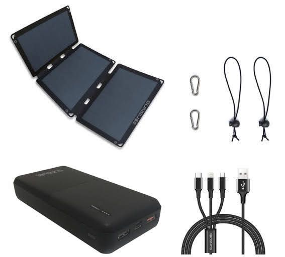 TREKKER PRO KIT Solar Panel & Powerbank / 18W, 10000mAh
