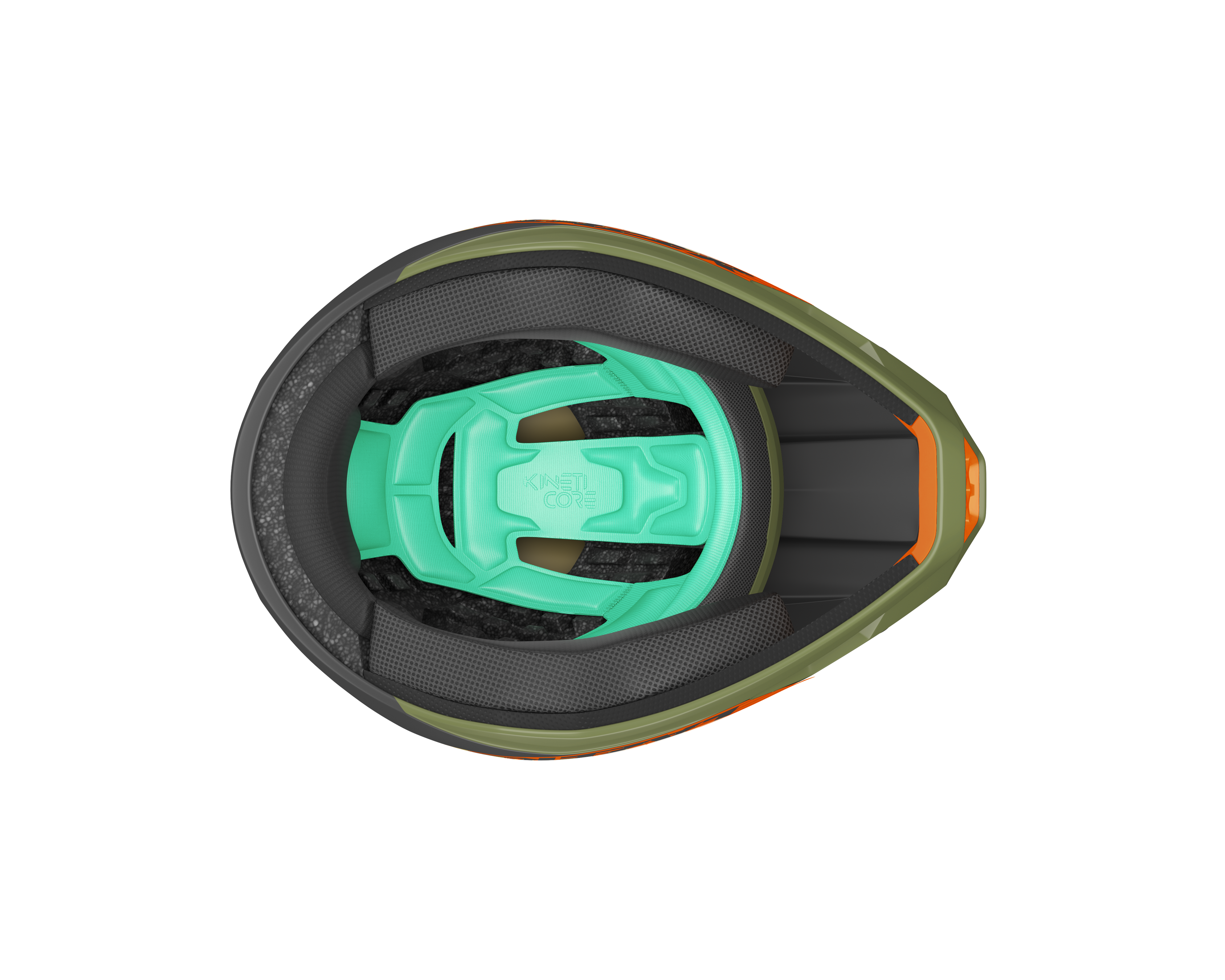 LAZER Unisex Extreme Chase Kineticore Helm / matte moss / L